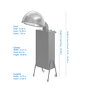 PARAGON Graeson Voltemp Salon Hair Dryer with Rollerstand